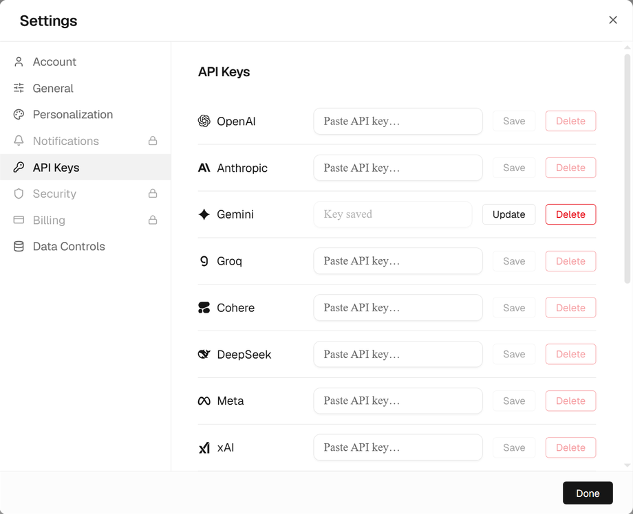 Set your API key
