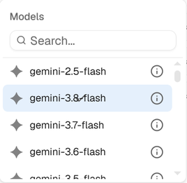 Pick the model
