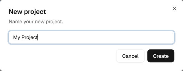 Create a project